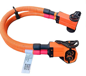 High-voltage wire and cable assembly for new energy vehicles